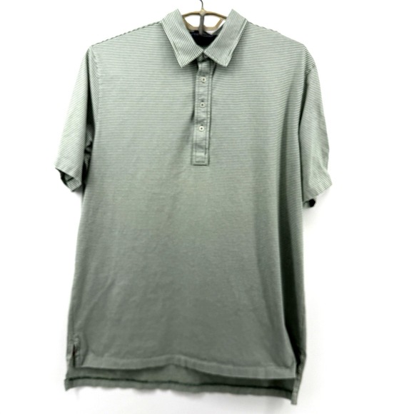 Polo Golf Ralph Lauren Mens XL Polo Shirt Green White Hollwood Golf Embroidery - Picture 2 of 7